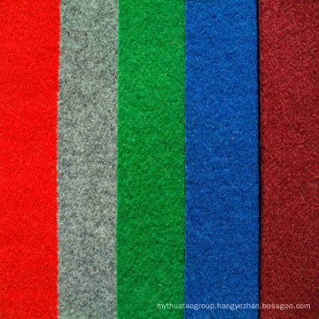 Polyester Red Plain Velour Exhibition Carpet